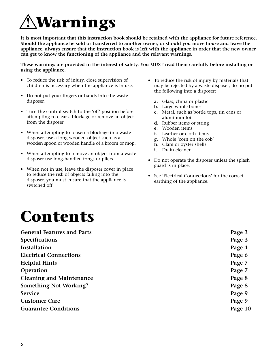 Electrolux WDU4100 User Manual | Page 3 / 12