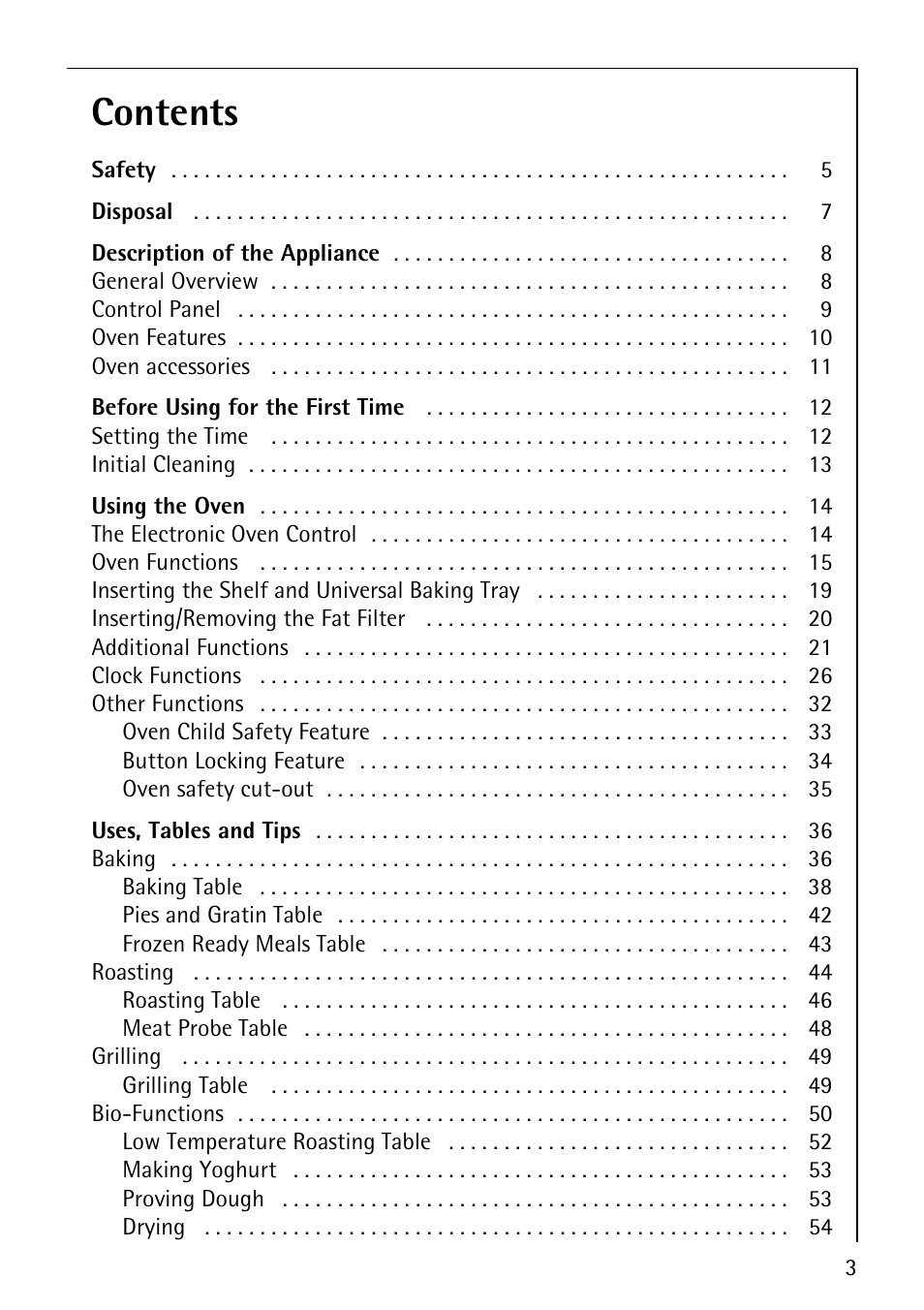 Electrolux COMPETENCE B8100-1 User Manual | Page 3 / 72