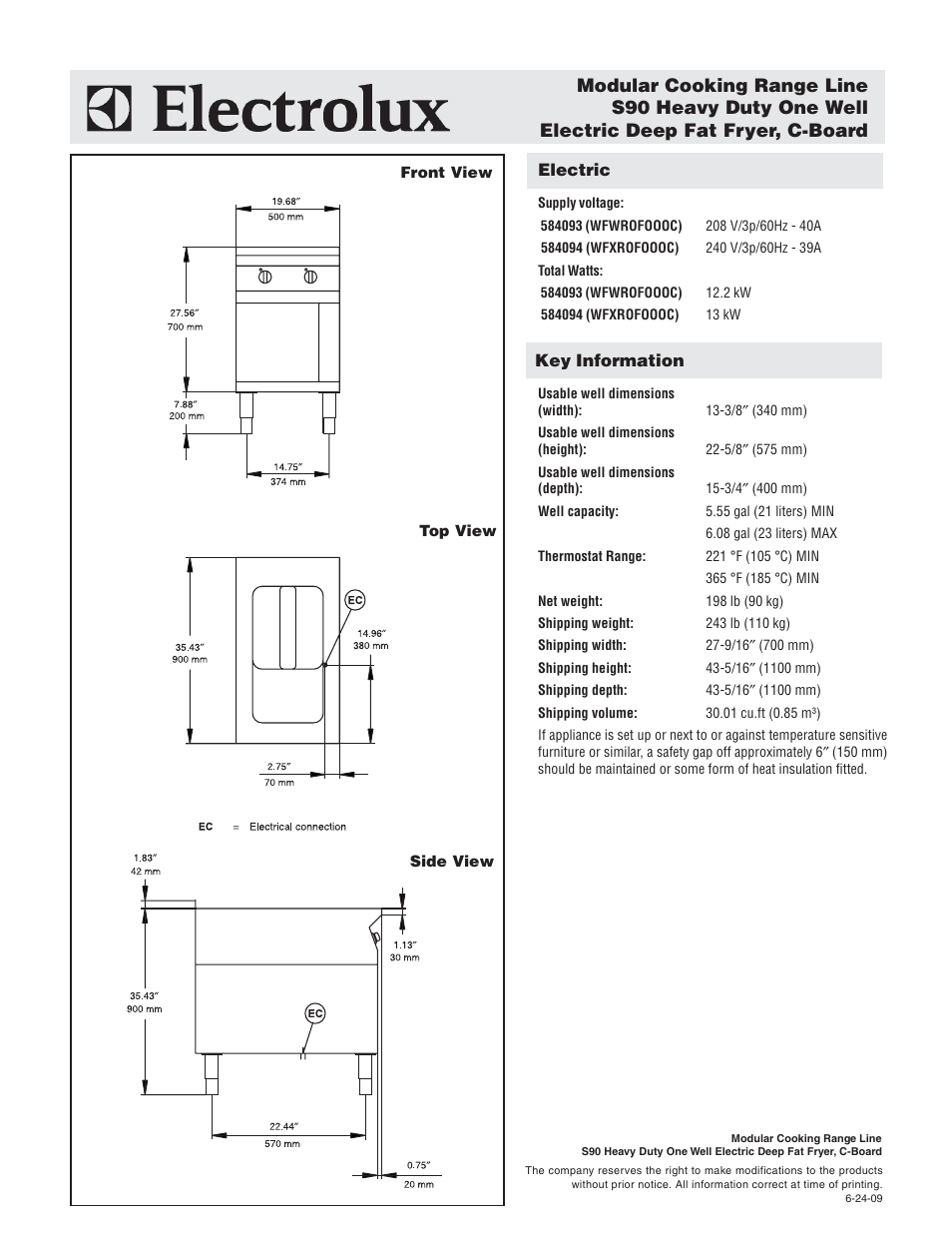 Electrolux 584094 User Manual | Page 2 / 2
