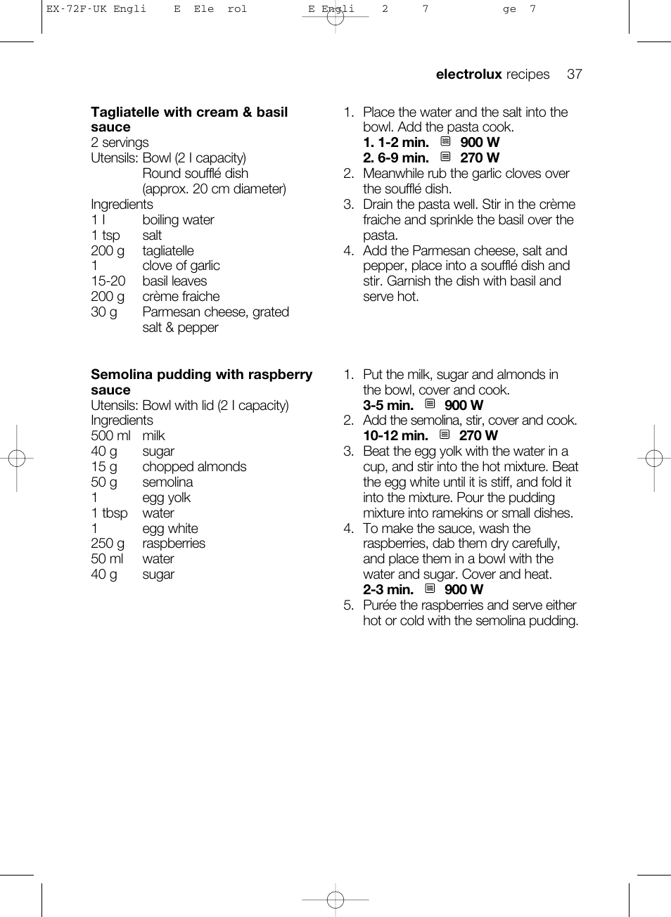 Electrolux EMS26405 User Manual | Page 37 / 52