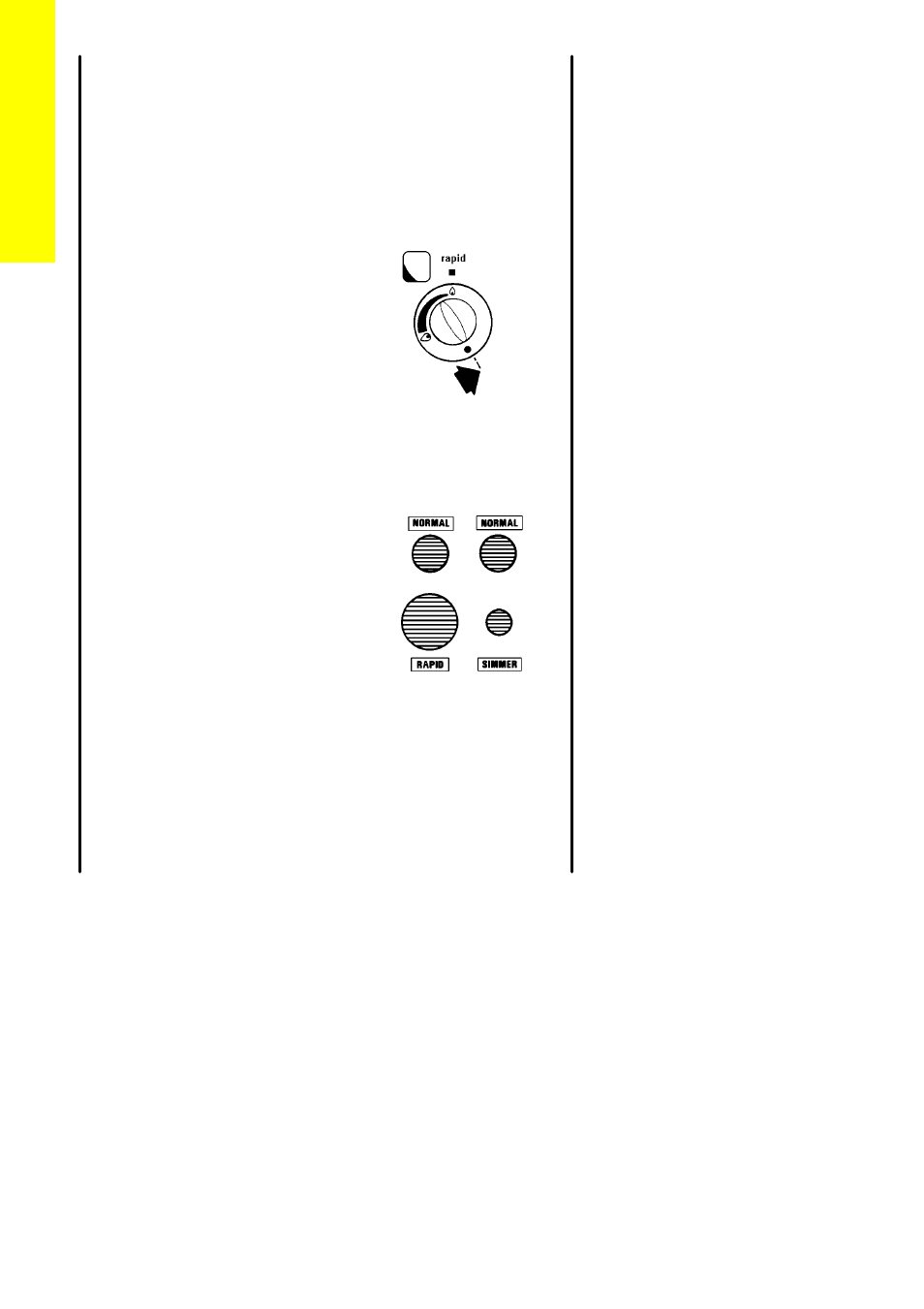 The hotplate, Heat control, Burner sizes | Electrolux DDO60GA User Manual | Page 10 / 52