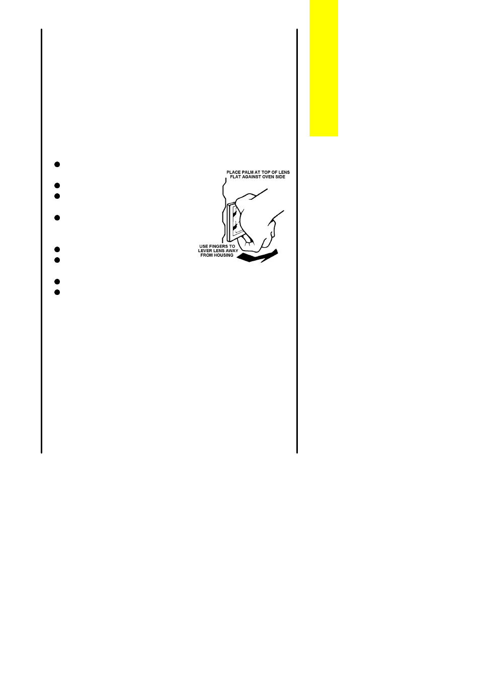 Replacing the oven light bulb | Electrolux DDO60GA User Manual | Page 35 / 52