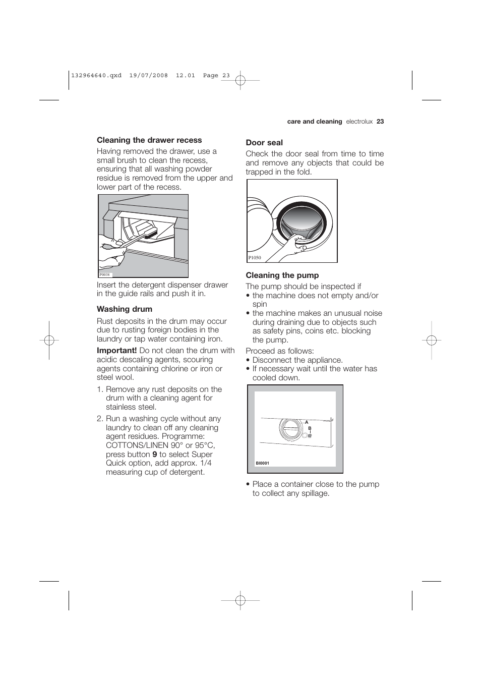 Electrolux EWG 14750 W User Manual | Page 23 / 44