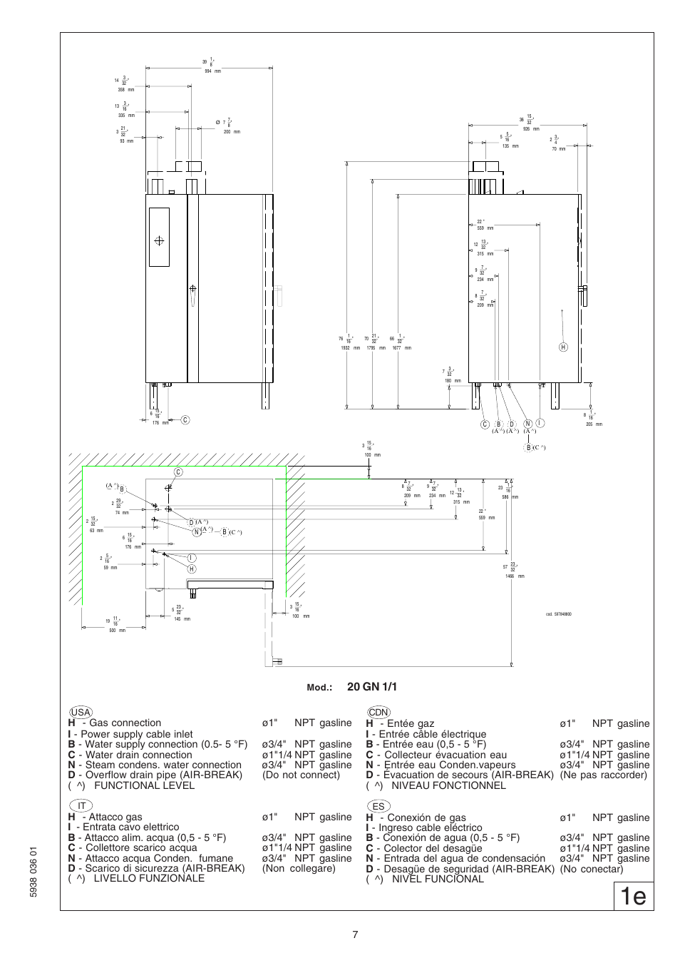 20 gn 1/1 | Electrolux 260462 User Manual | Page 7 / 32