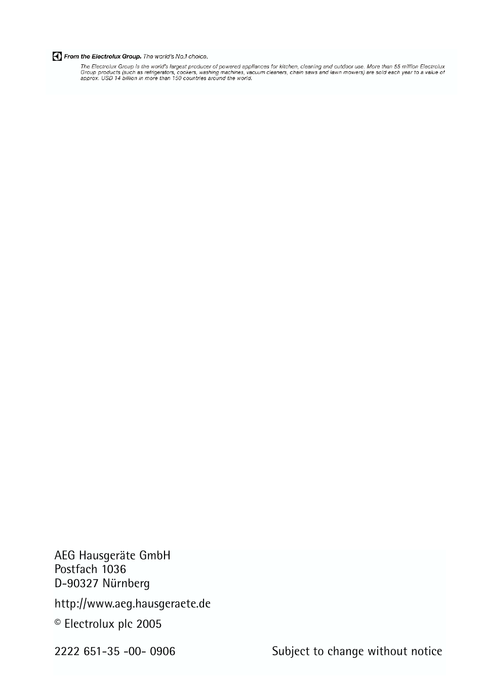 Electrolux 64150 TK User Manual | Page 28 / 28