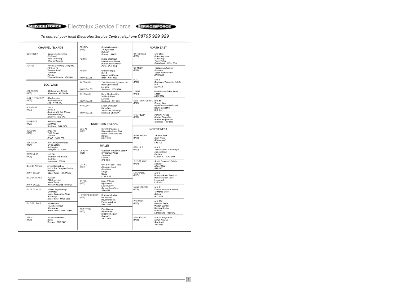 Electrolux EC 1109N User Manual | Page 9 / 12