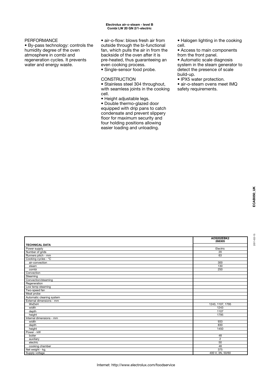 Electrolux LW 20 GN User Manual | Page 2 / 4