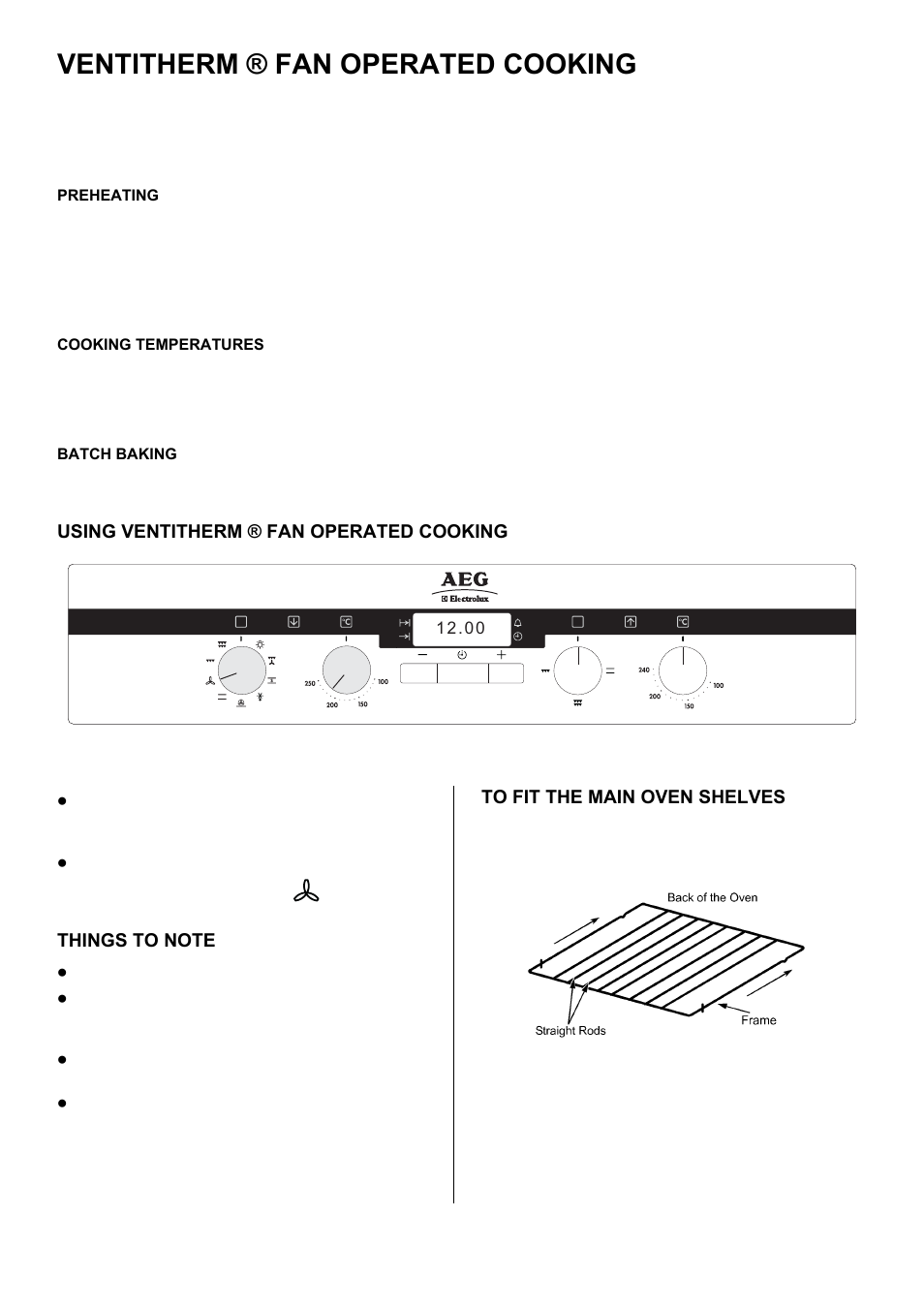 Ventitherm ® fan operated cooking | Electrolux D4101-5 User Manual | Page 17 / 44