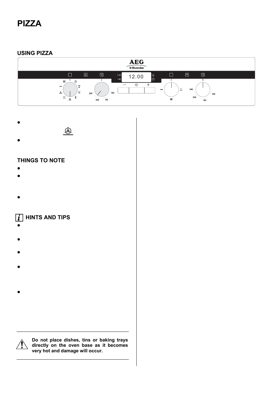 Pizza | Electrolux D4101-5 User Manual | Page 25 / 44