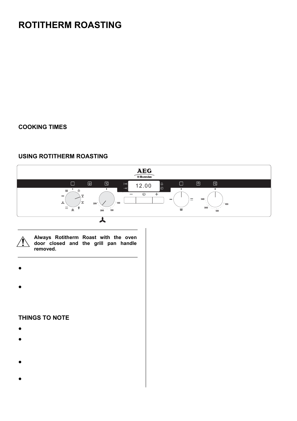 Rotitherm roasting | Electrolux D4101-5 User Manual | Page 27 / 44