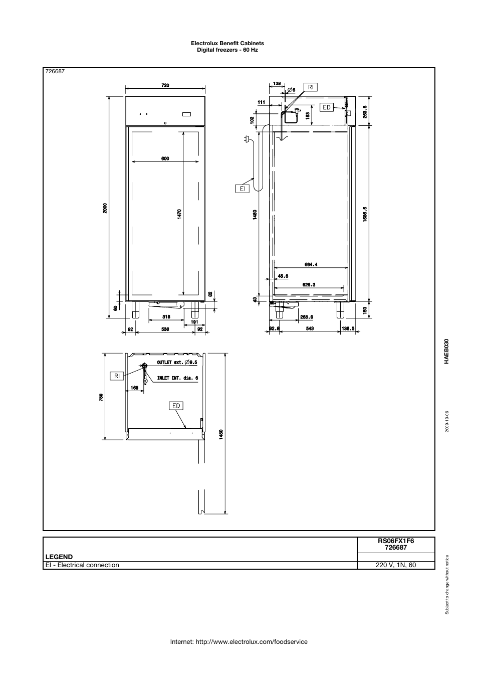 Electrolux Zanussi Professional RS06FX1F6 User Manual | Page 4 / 5