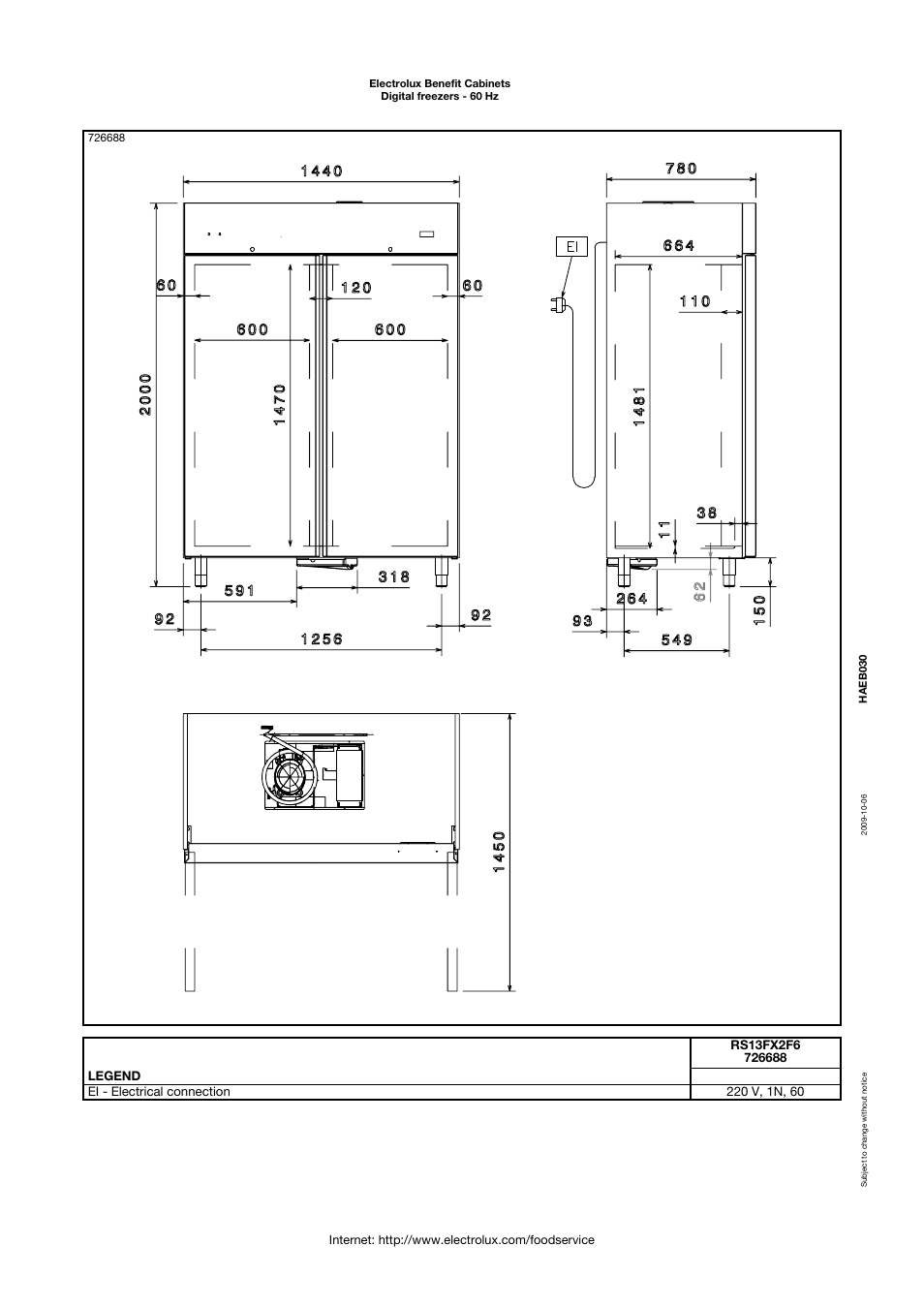 Electrolux Zanussi Professional RS06FX1F6 User Manual | Page 5 / 5