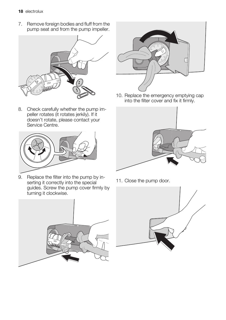 Electrolux EWF 127570W User Manual | Page 18 / 28