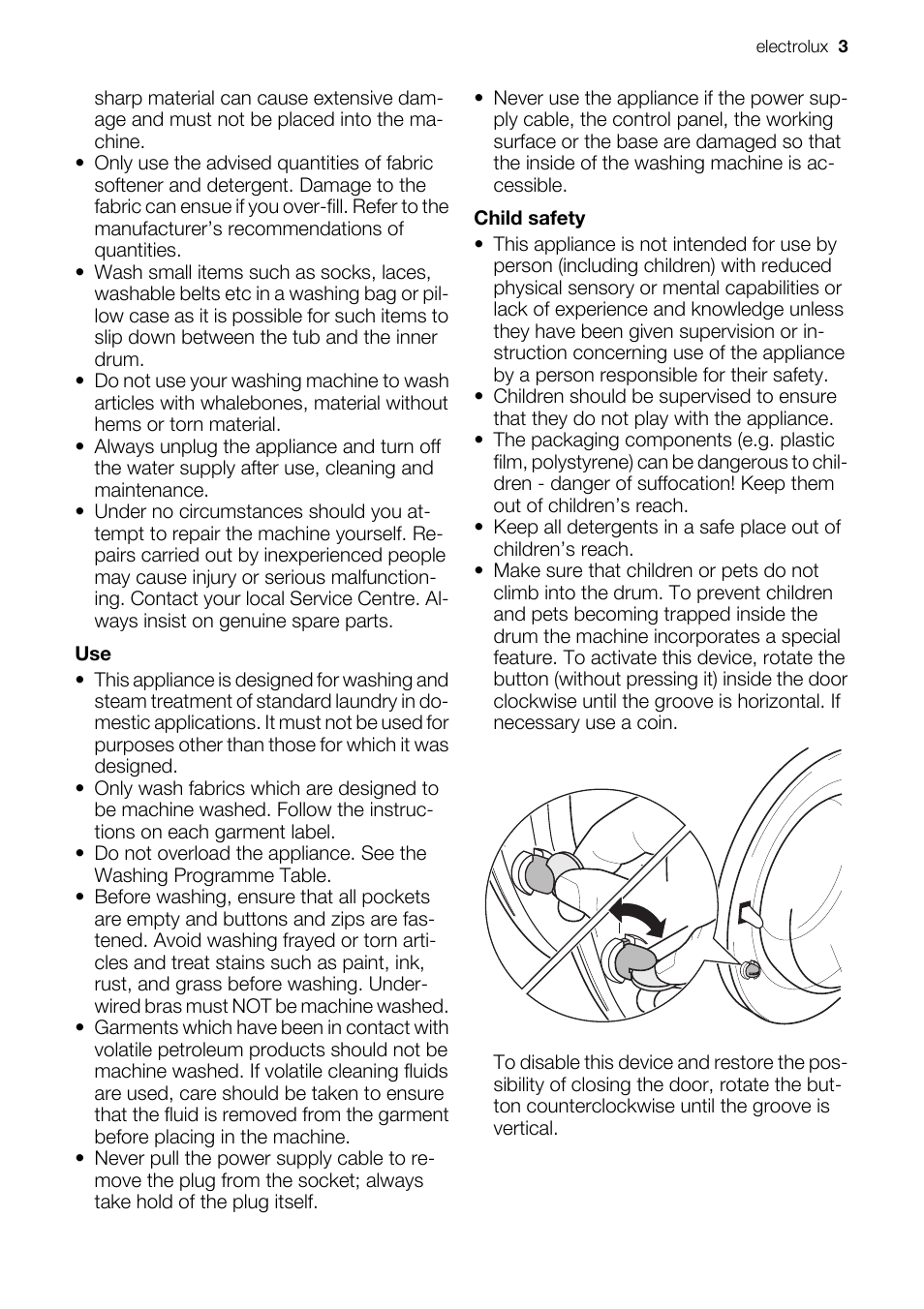 Electrolux EWF 127570W User Manual | Page 3 / 28