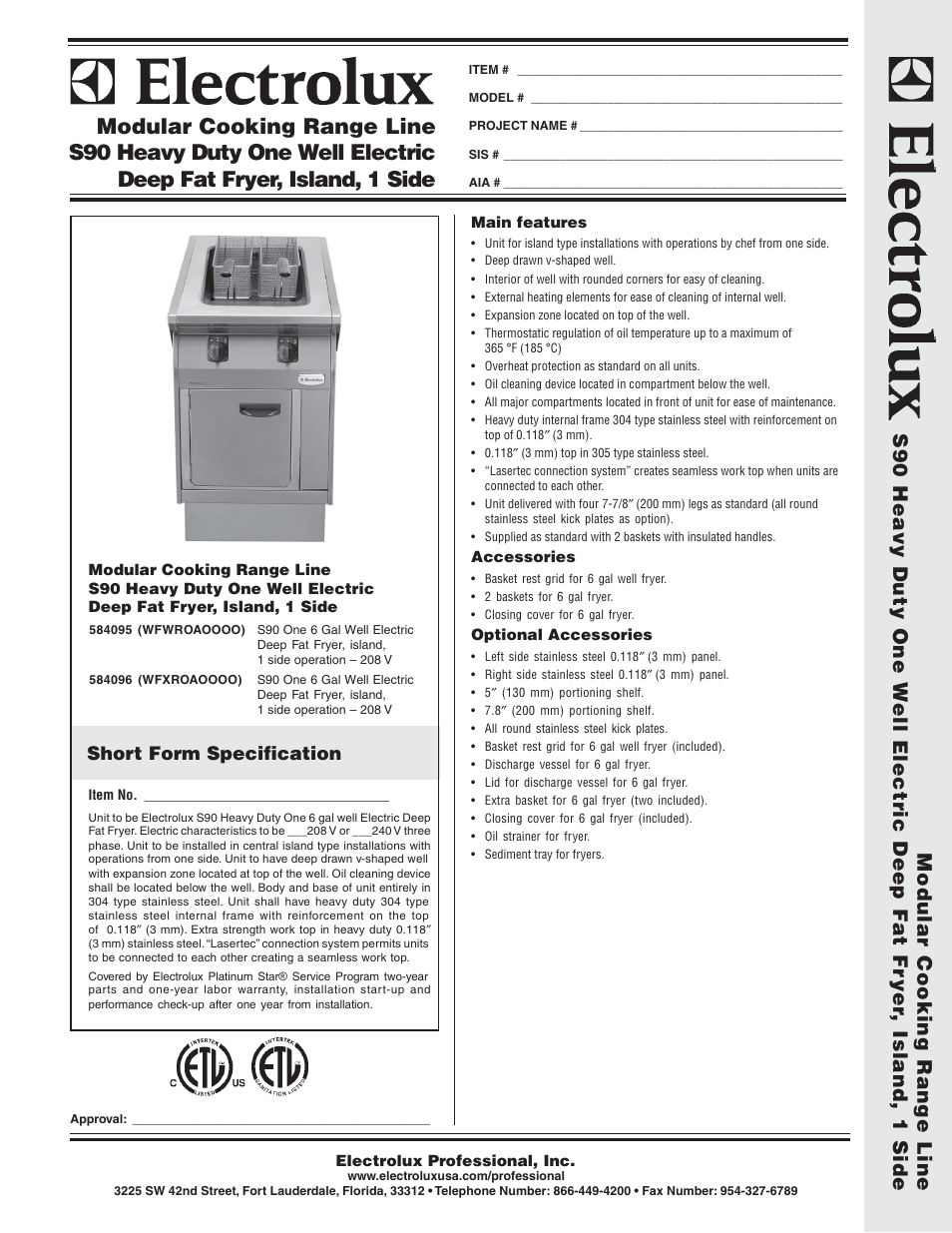Electrolux 584095 User Manual | 2 pages