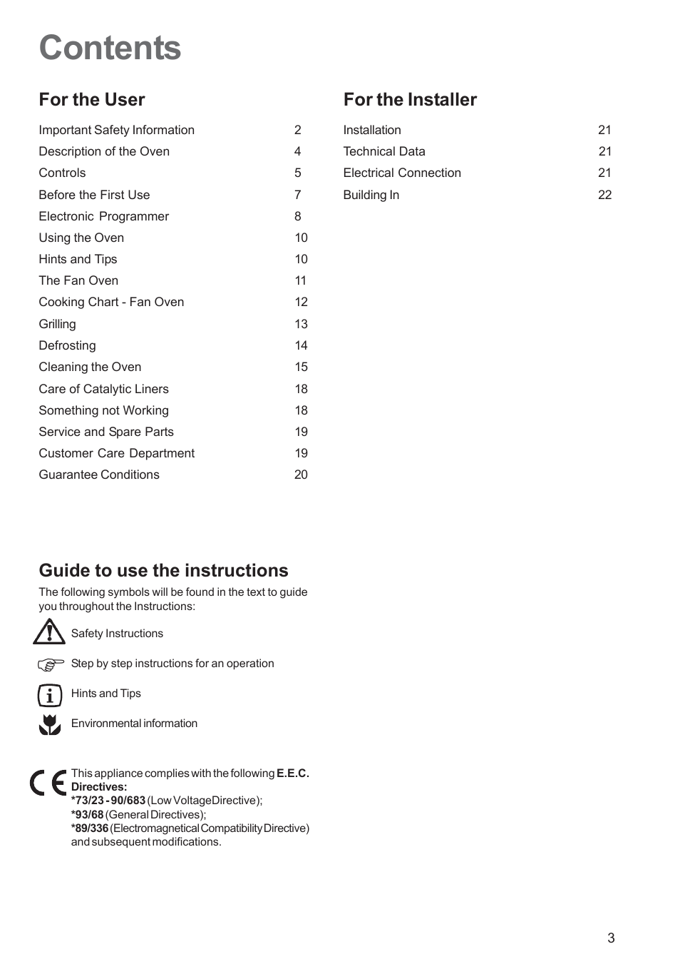 Electrolux EOS 6700 User Manual | Page 3 / 24