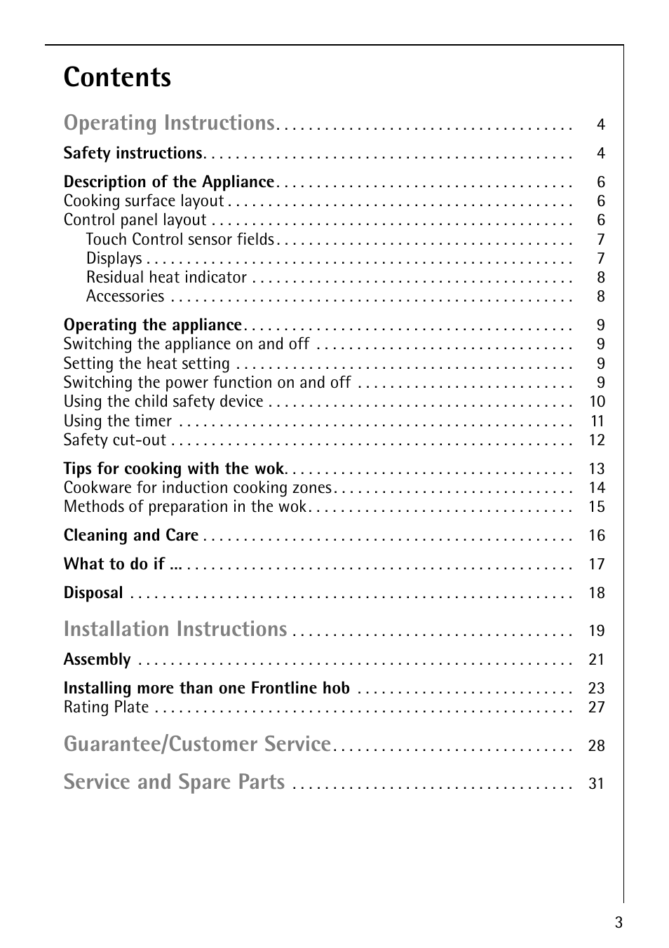 Electrolux U32098 FM4863-an User Manual | Page 3 / 32
