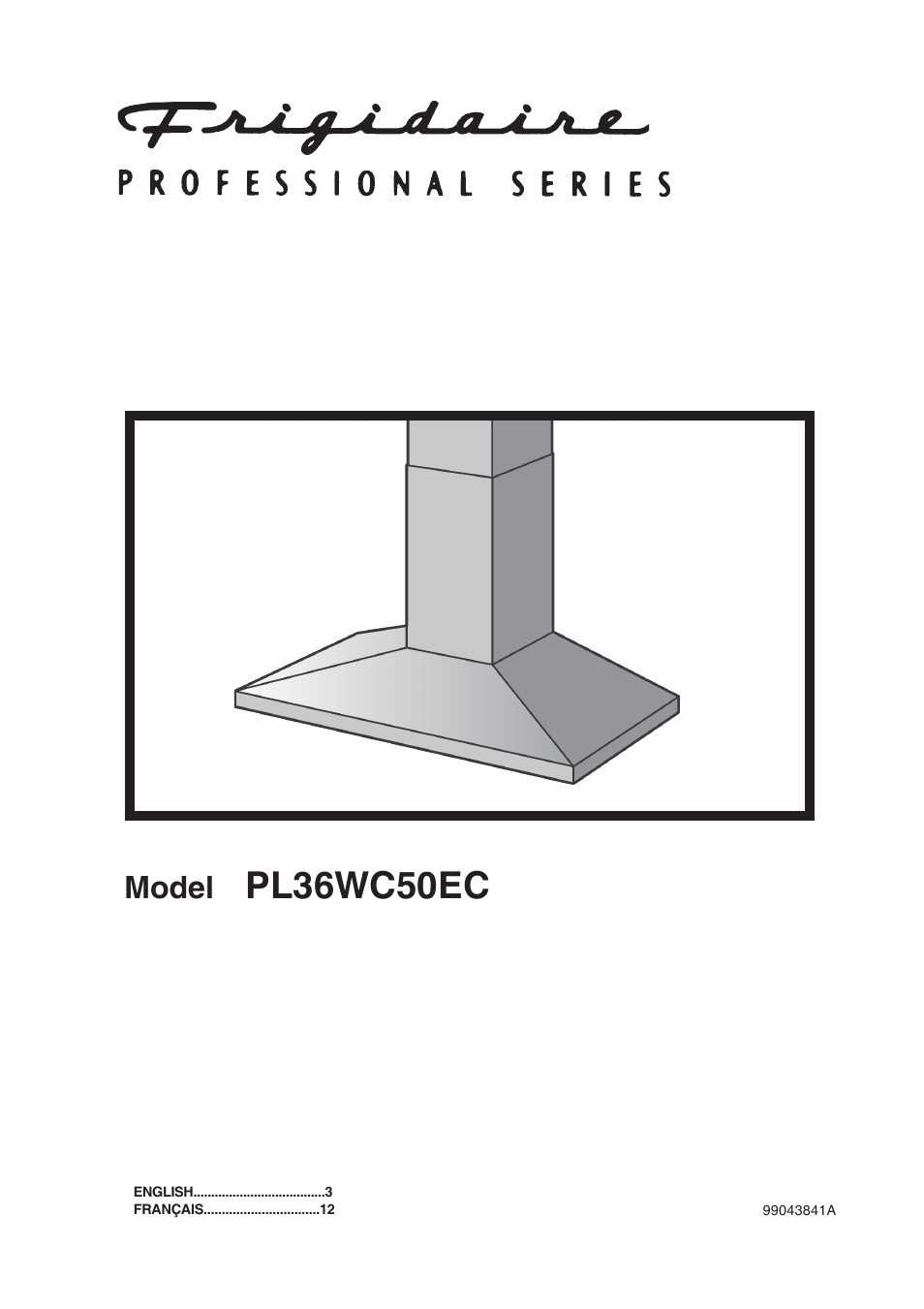 Electrolux PL36WC50EC User Manual | 12 pages