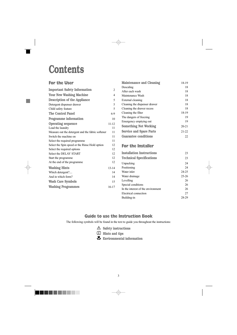 Electrolux EW 1418 1 User Manual | Page 3 / 30