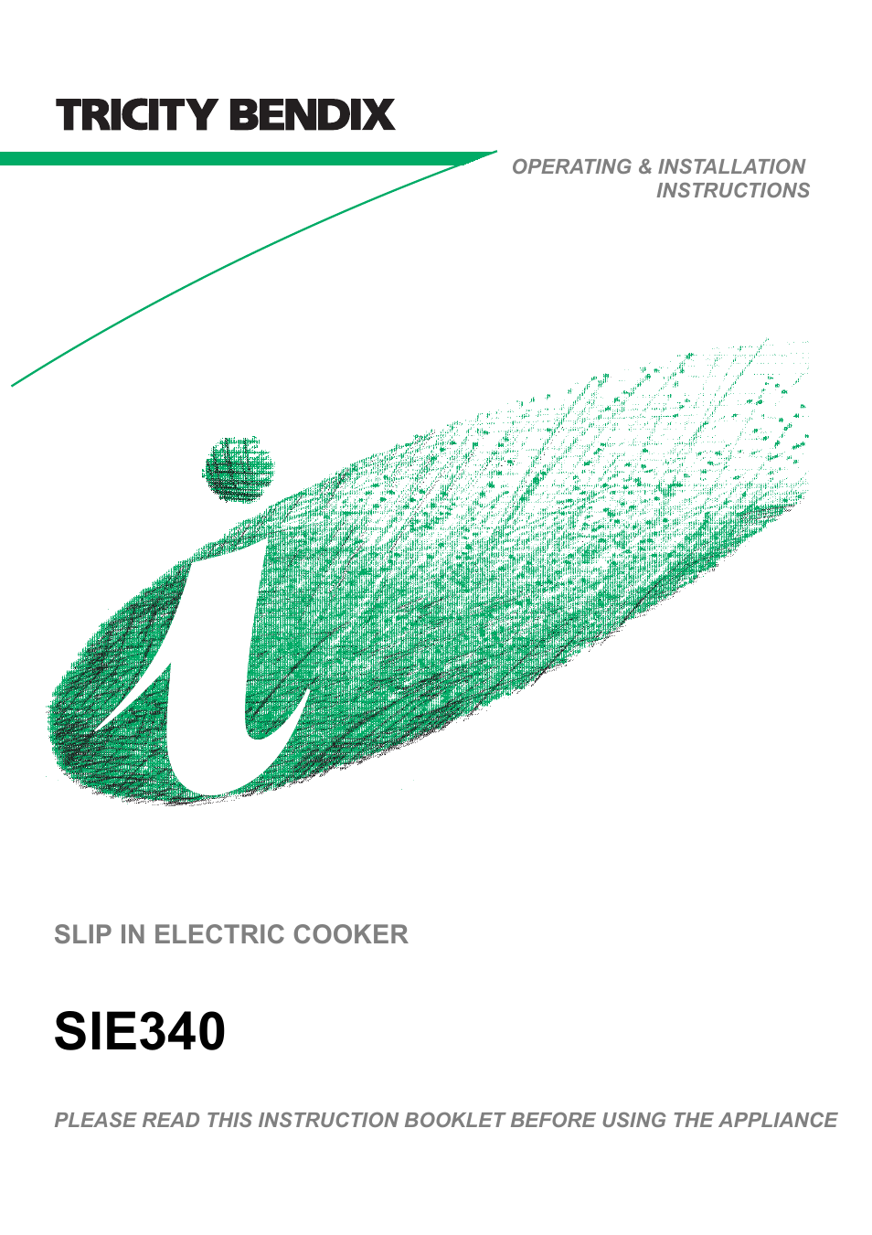 Electrolux SIE340 User Manual | 32 pages