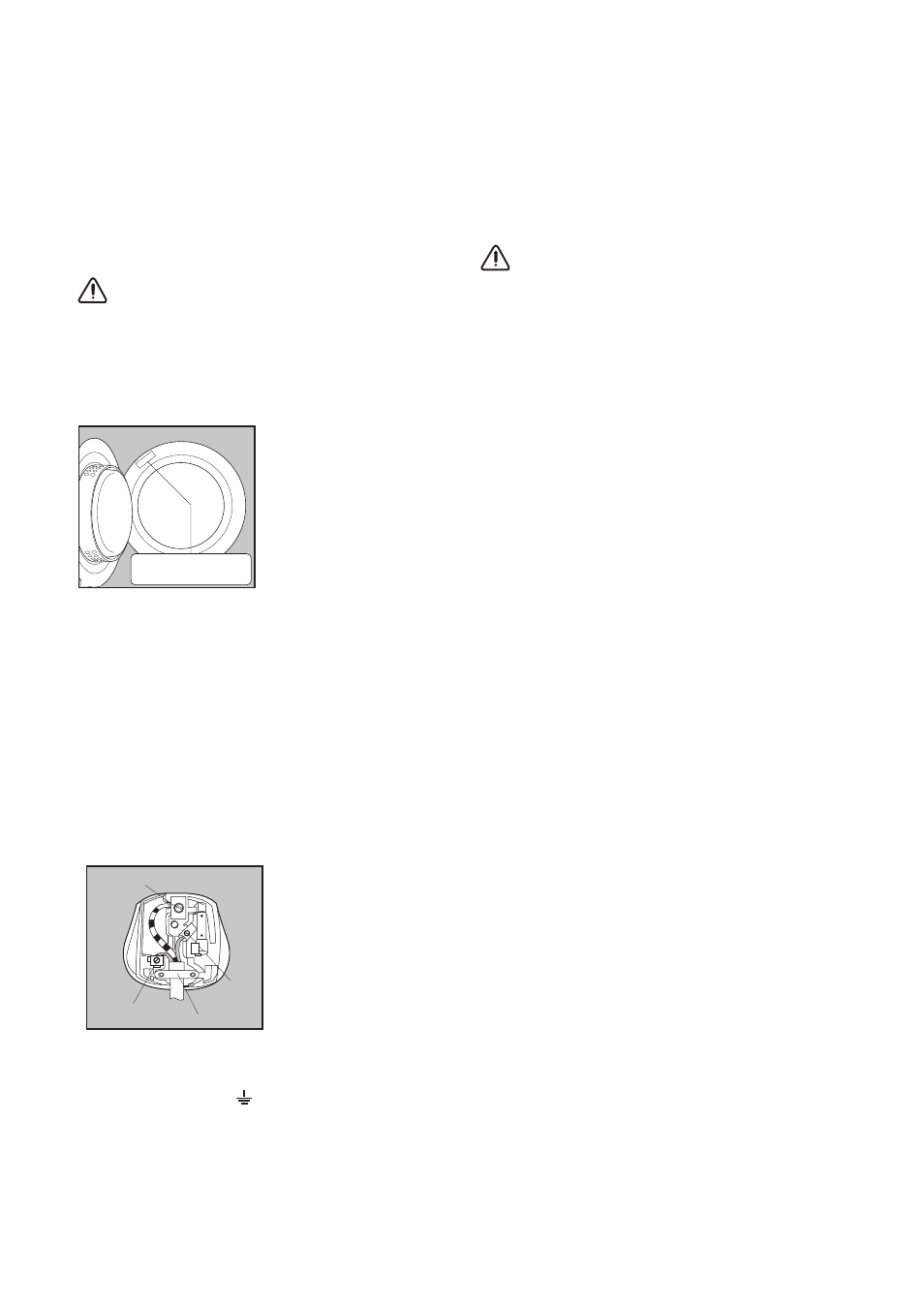 Electrical connection, Permanent connection | Electrolux TDC 1000 W User Manual | Page 17 / 18