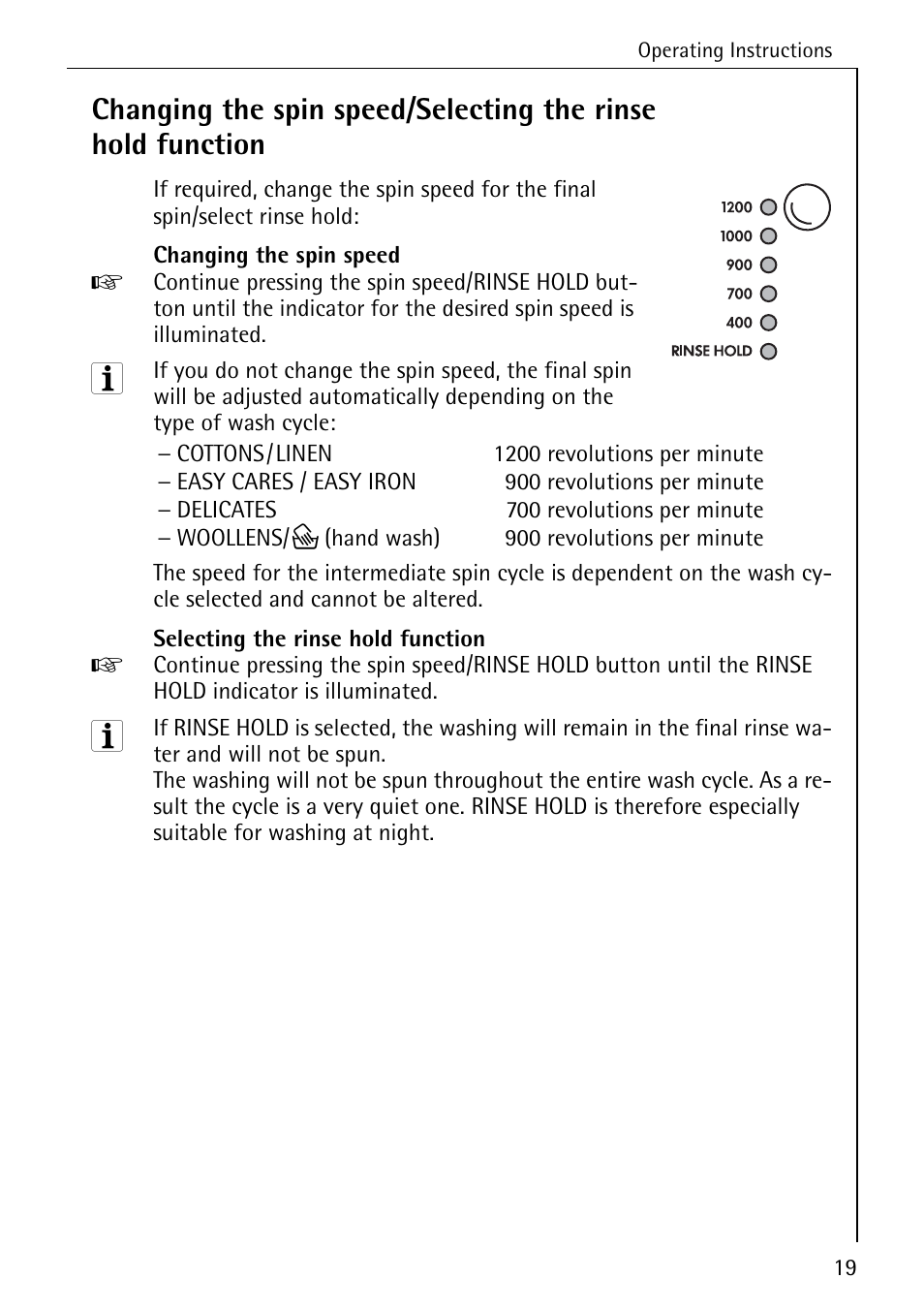 Electrolux 72640 User Manual | Page 19 / 56