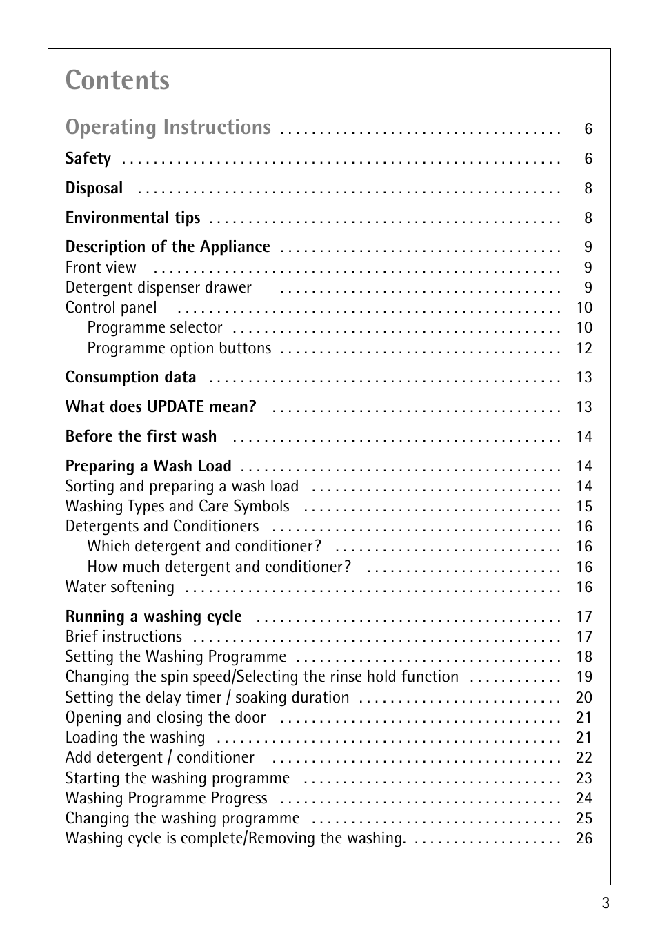 Electrolux 72640 User Manual | Page 3 / 56