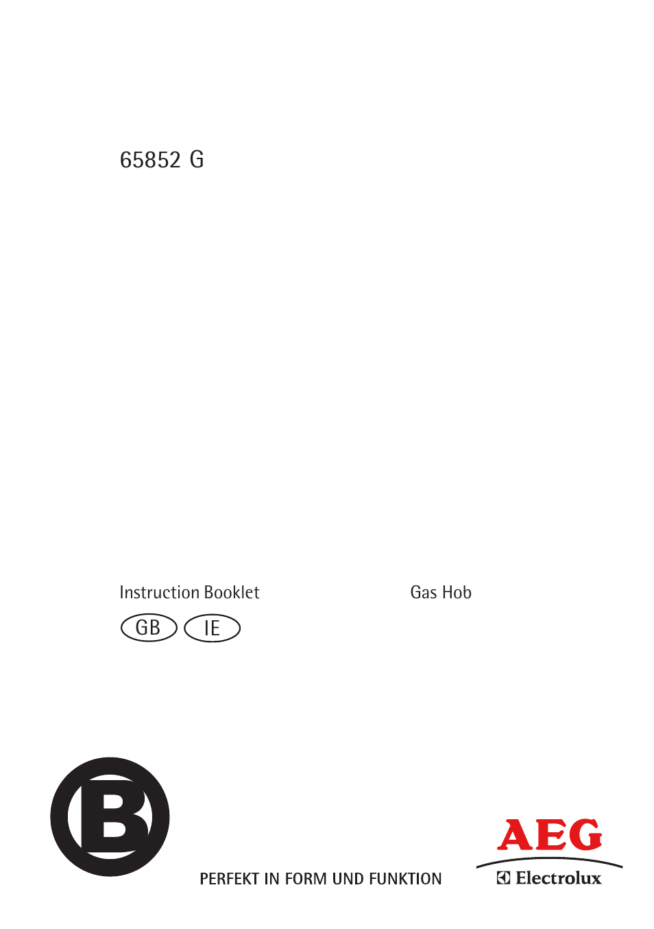 Electrolux 65852 G User Manual | 32 pages