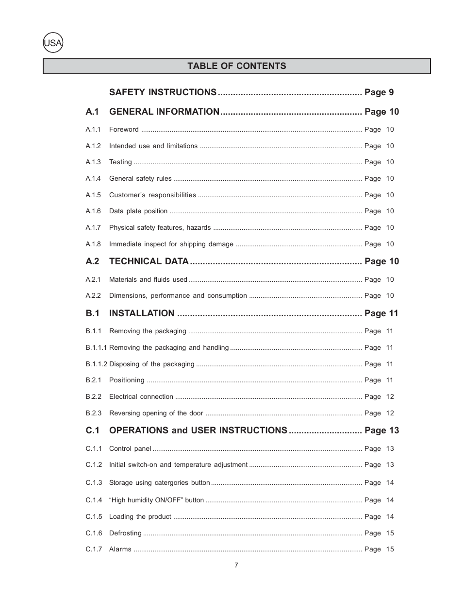 726673 handbook.pdf | Electrolux 726673 User Manual | Page 7 / 19