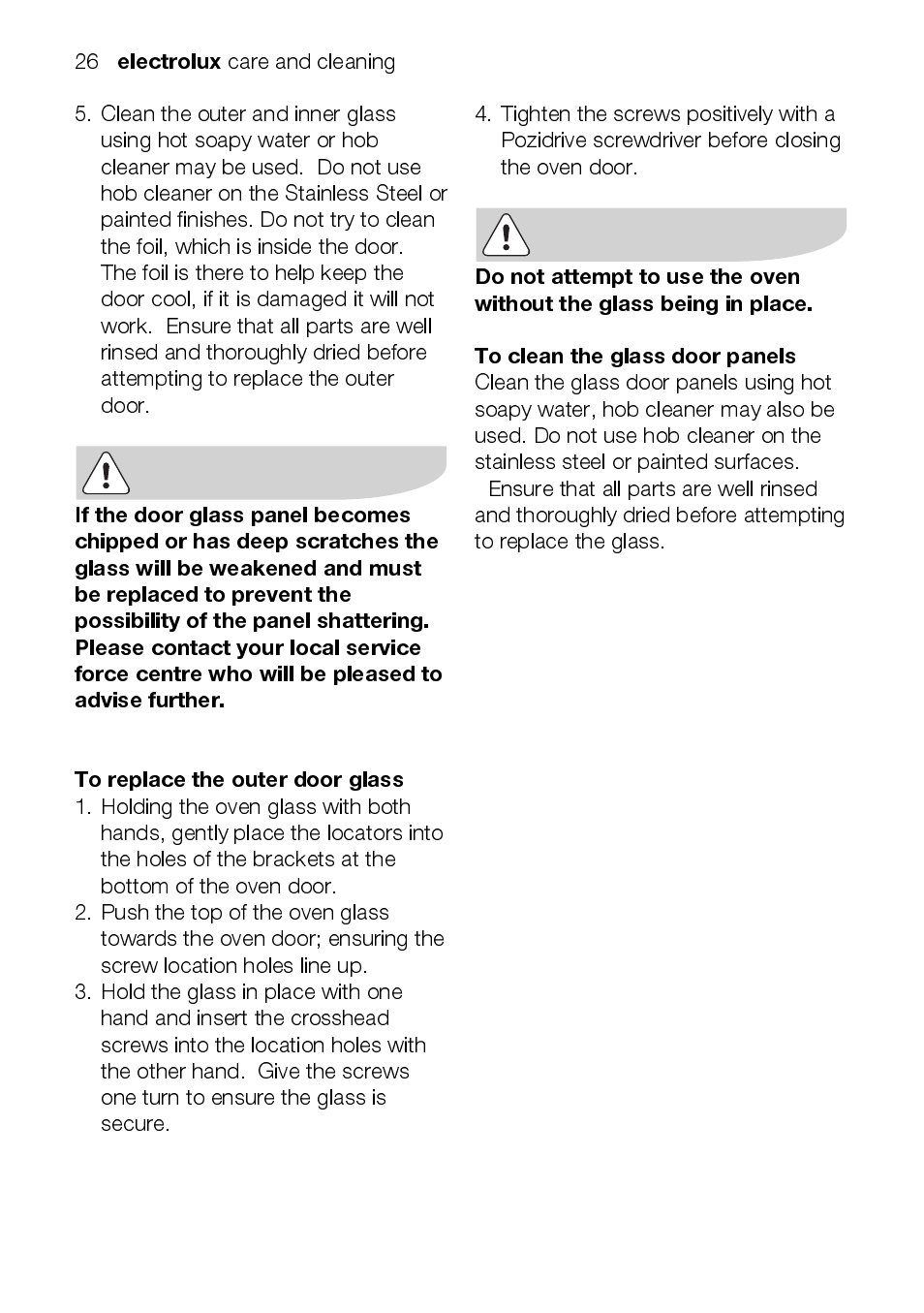 Electrolux | Electrolux EEKG5048 User Manual | Page 26 / 40