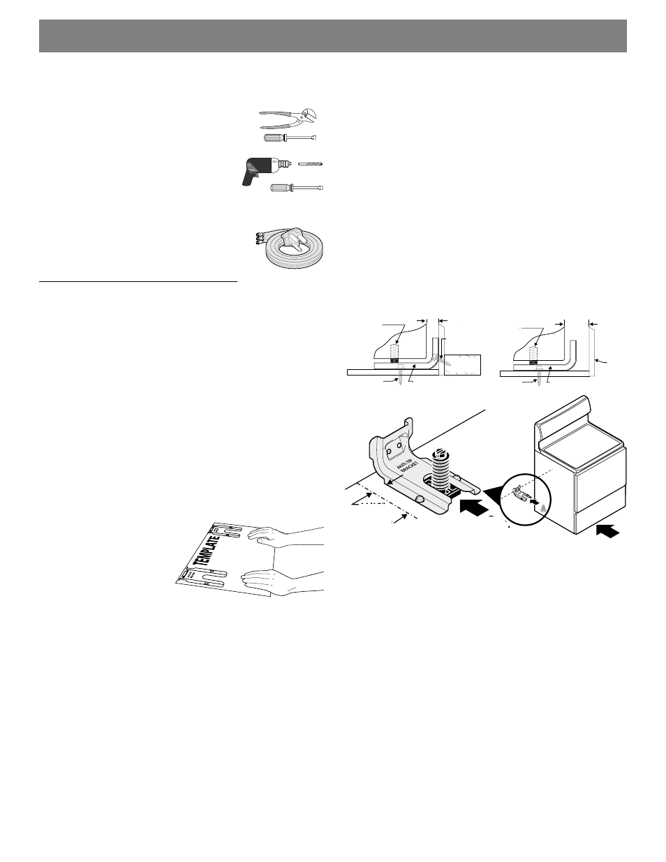 Antes de comenzar, Pasos de la instalacion normal | Electrolux 316454909 User Manual | Page 8 / 12