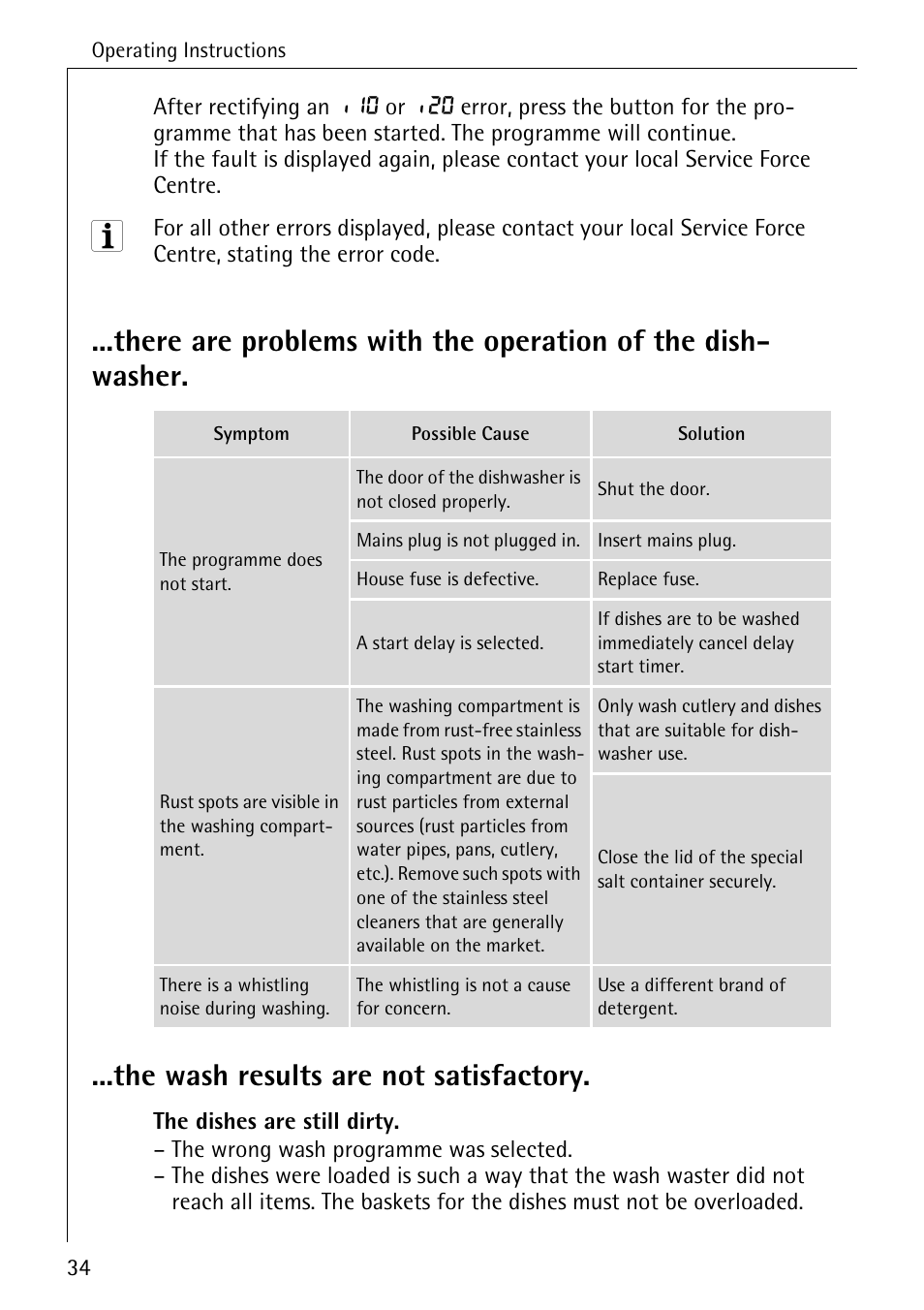 Electrolux 65050 i User Manual | Page 34 / 48