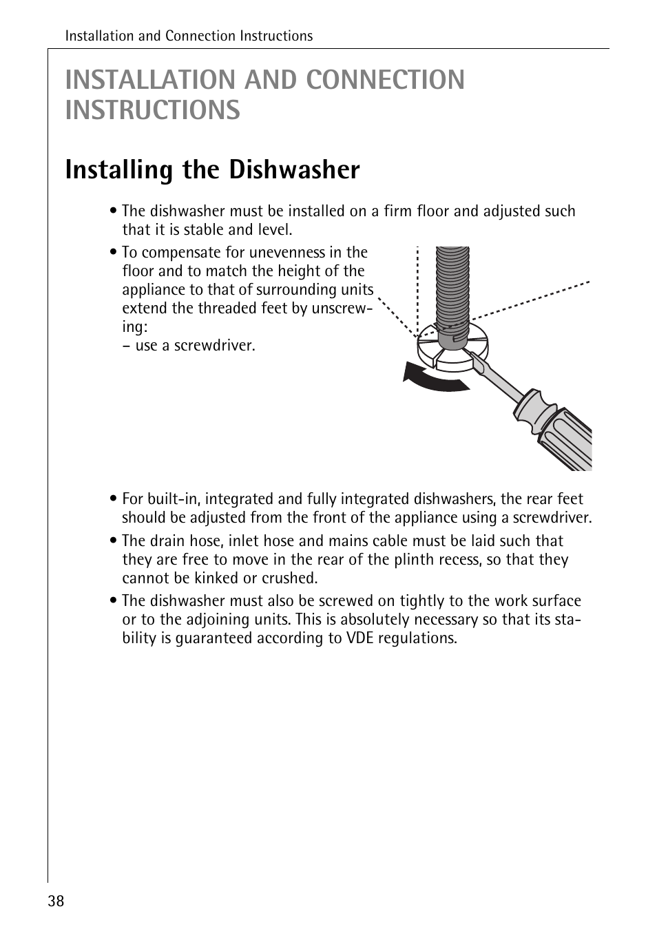 Electrolux 65050 i User Manual | Page 38 / 48