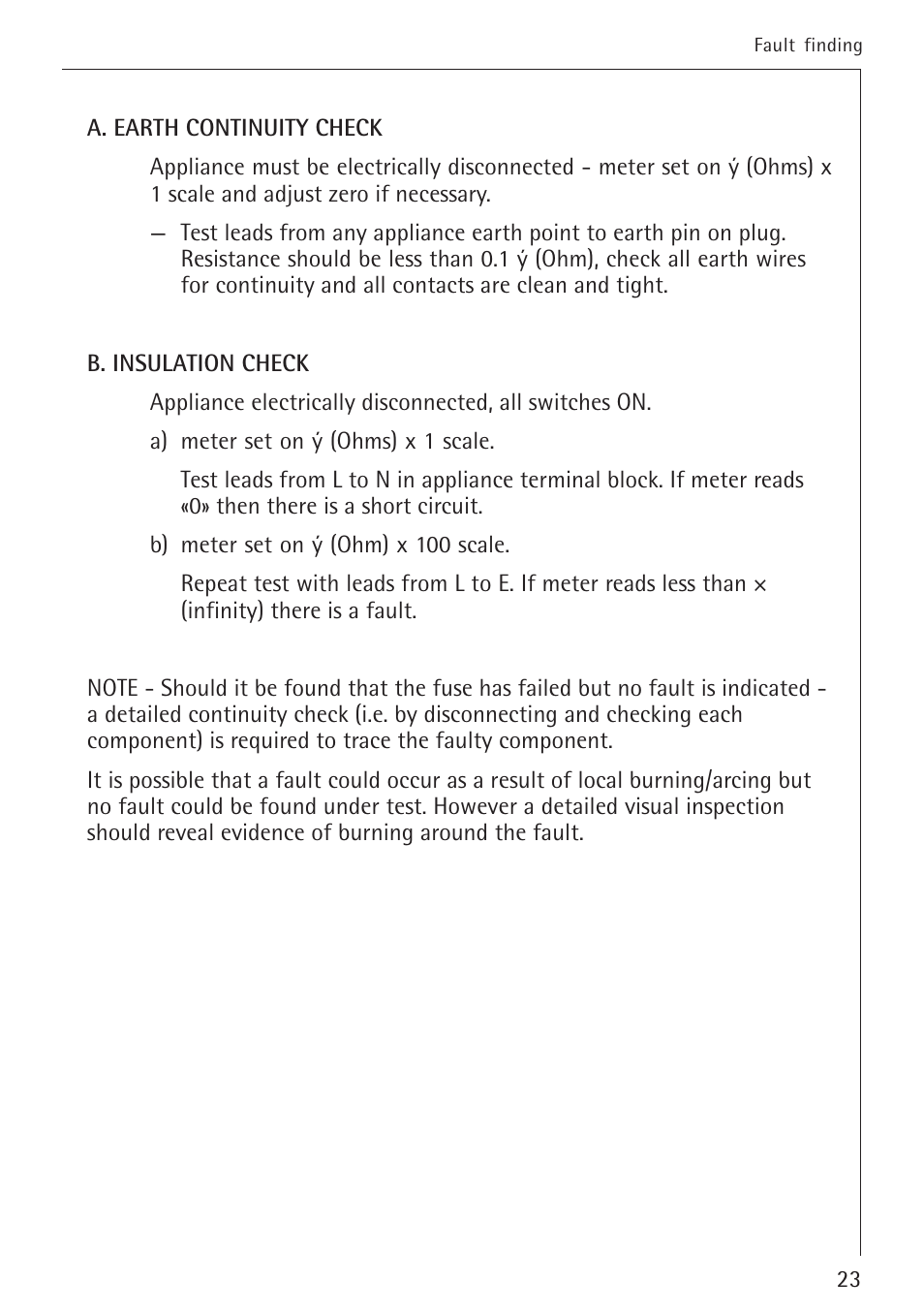 Electrolux 34942G User Manual | Page 23 / 28