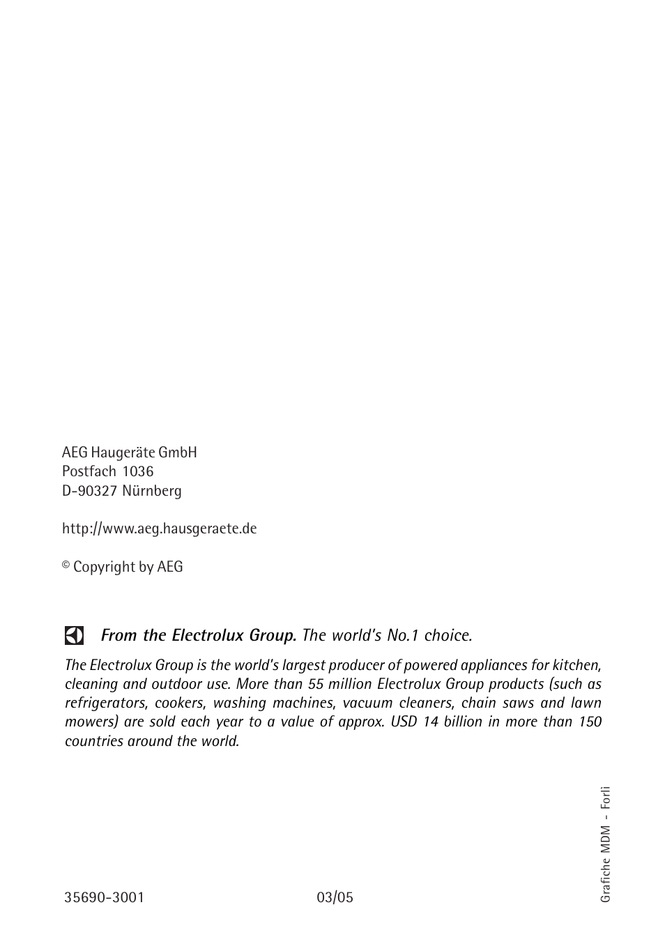 Electrolux 34942G User Manual | Page 28 / 28