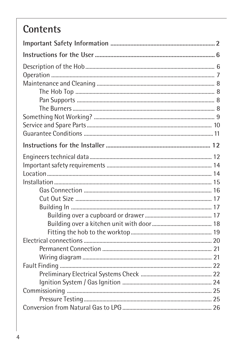 Electrolux 34942G User Manual | Page 4 / 28