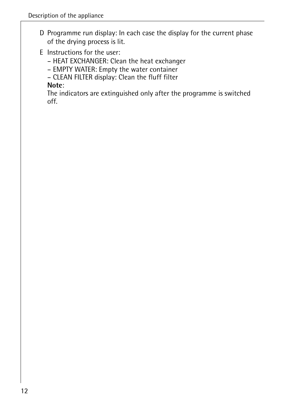 Electrolux LAVATHERM 57760 User Manual | Page 12 / 44