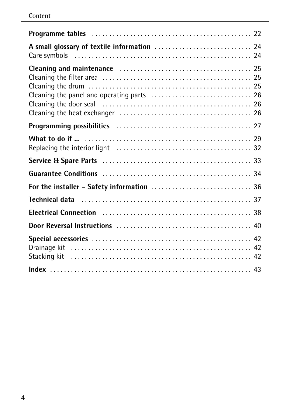 Electrolux LAVATHERM 57760 User Manual | Page 4 / 44