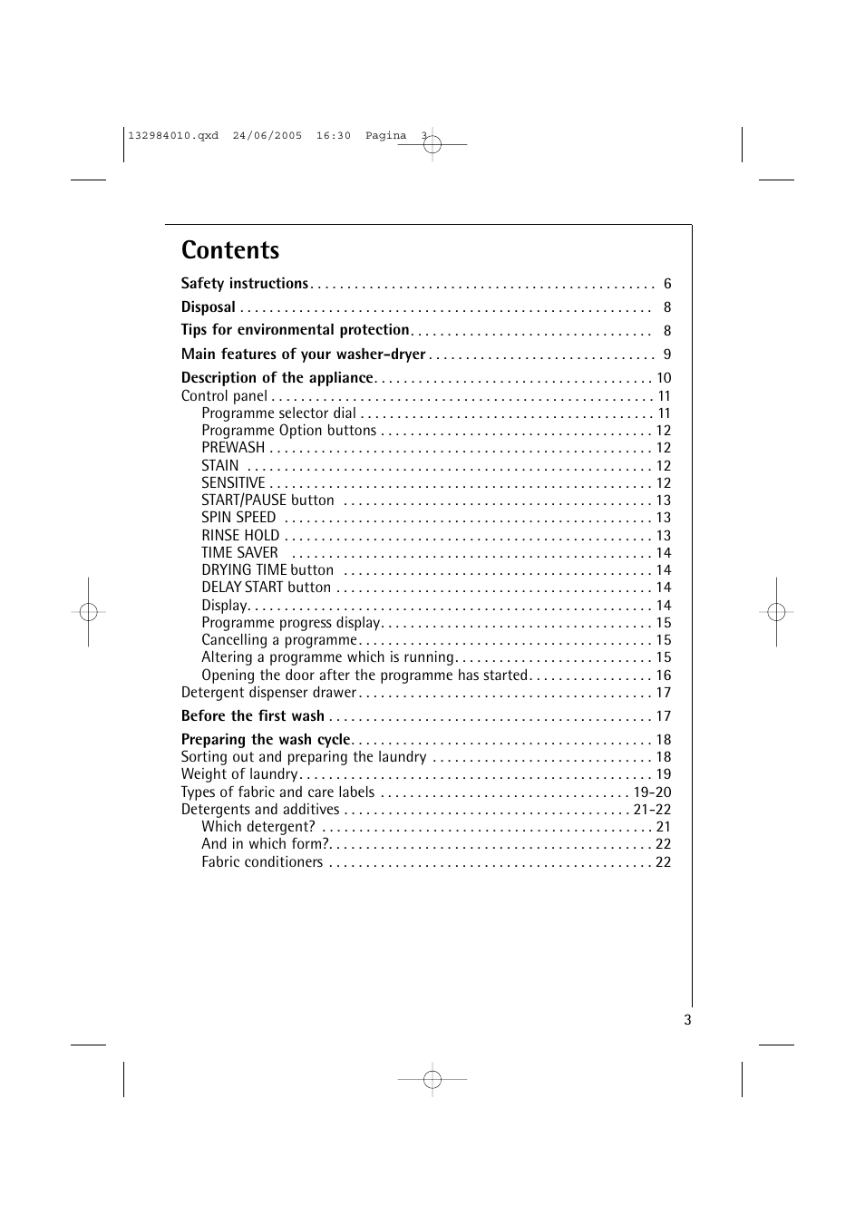 Electrolux 12830 User Manual | Page 3 / 56