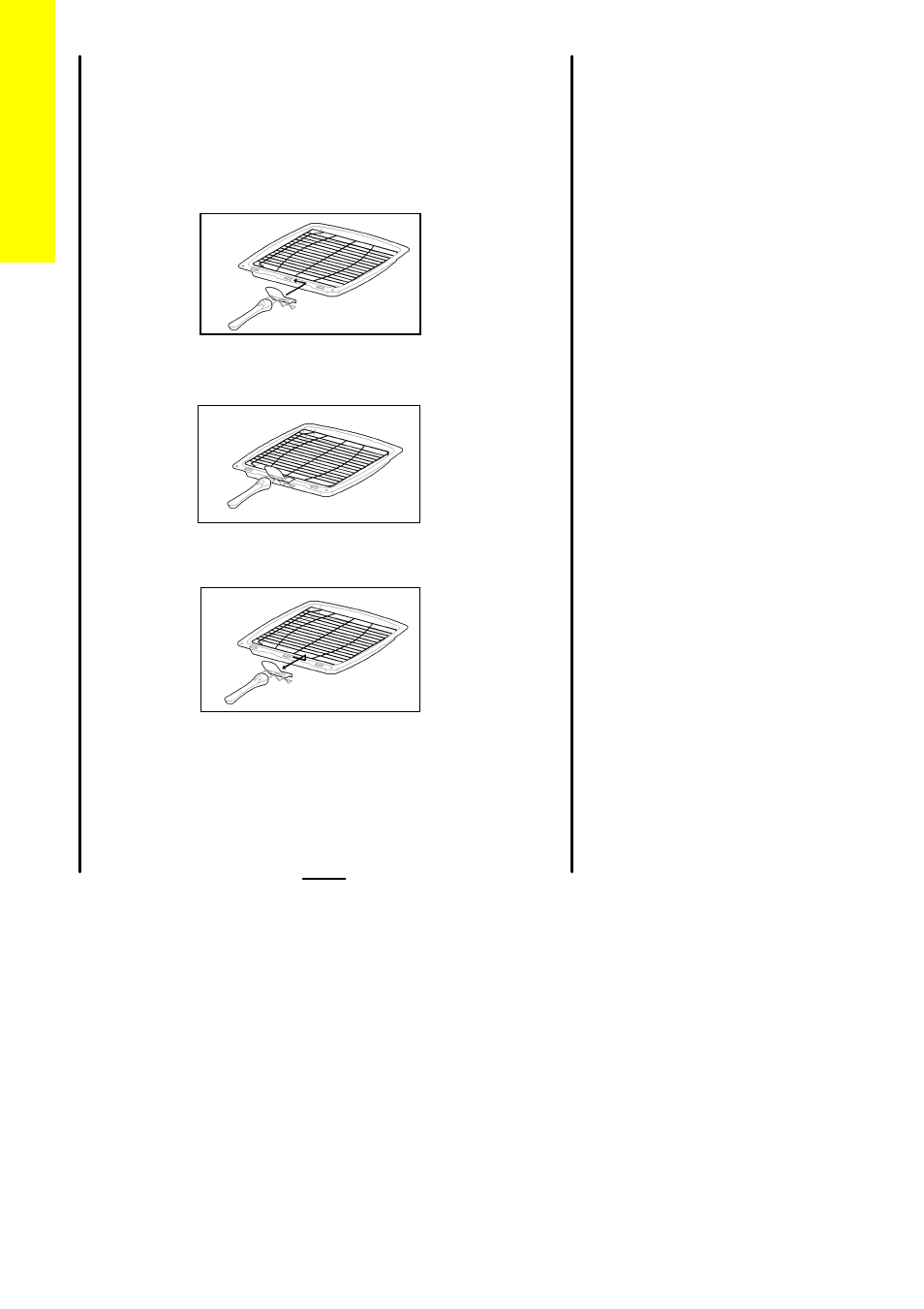 The grill pan and handle | Electrolux U20104 EOG 660 User Manual | Page 12 / 48