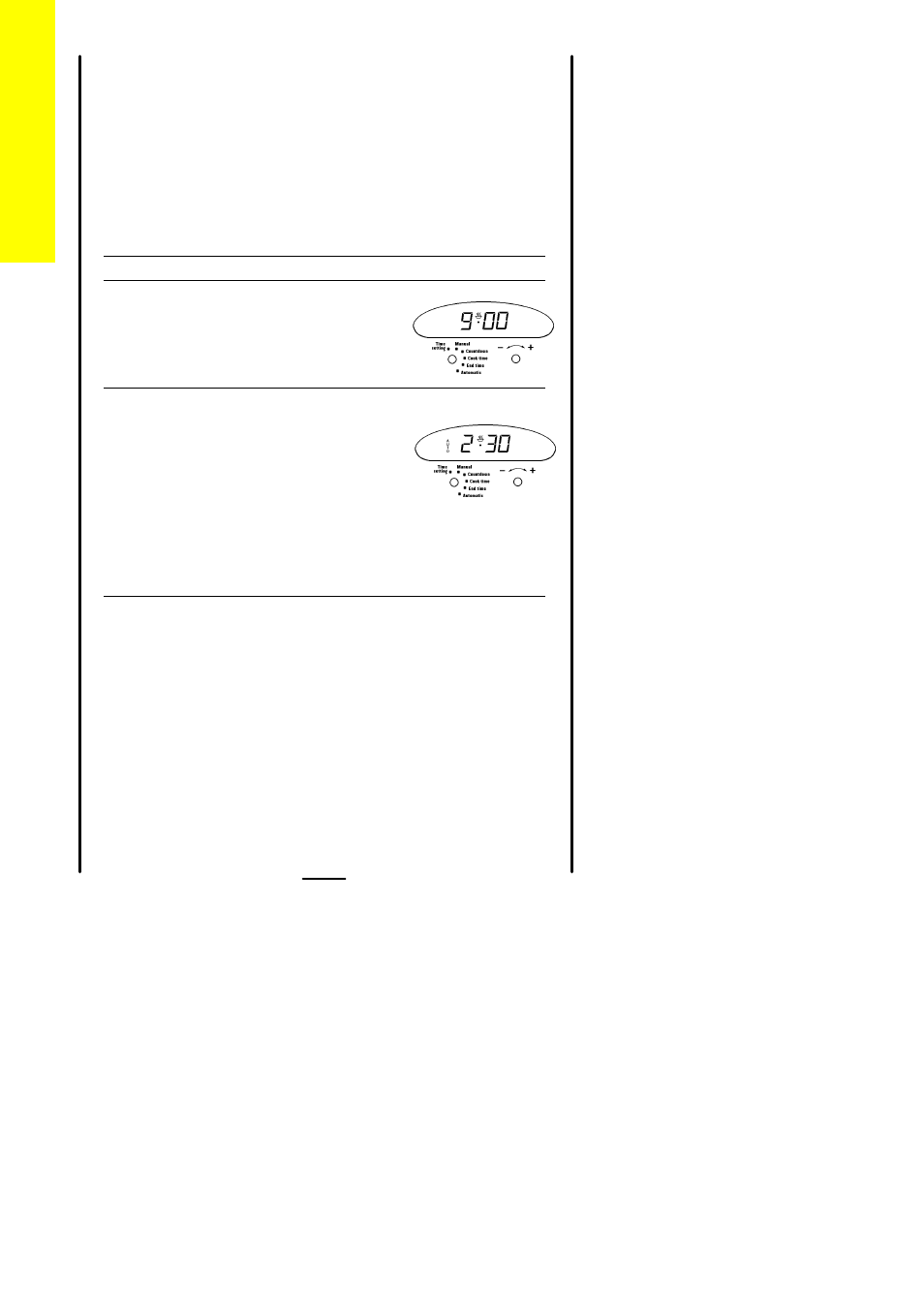 Automatic control, Setting the controls for automatic use | Electrolux U20104 EOG 660 User Manual | Page 24 / 48