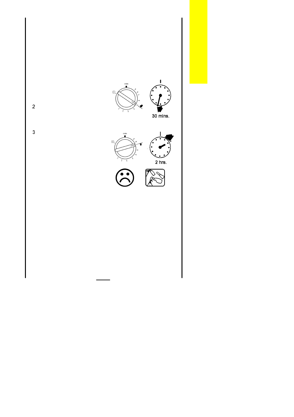 Oven cleaning cycle, Cleaning between the outer and inner door glass | Electrolux U20104 EOG 660 User Manual | Page 29 / 48