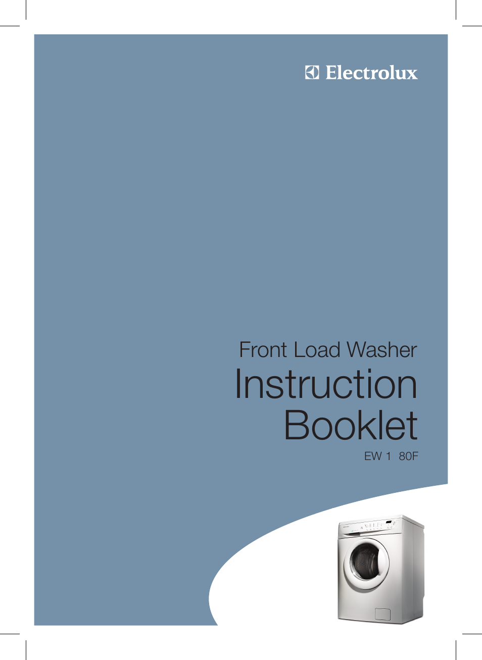 Electrolux EW 1280F User Manual | 26 pages