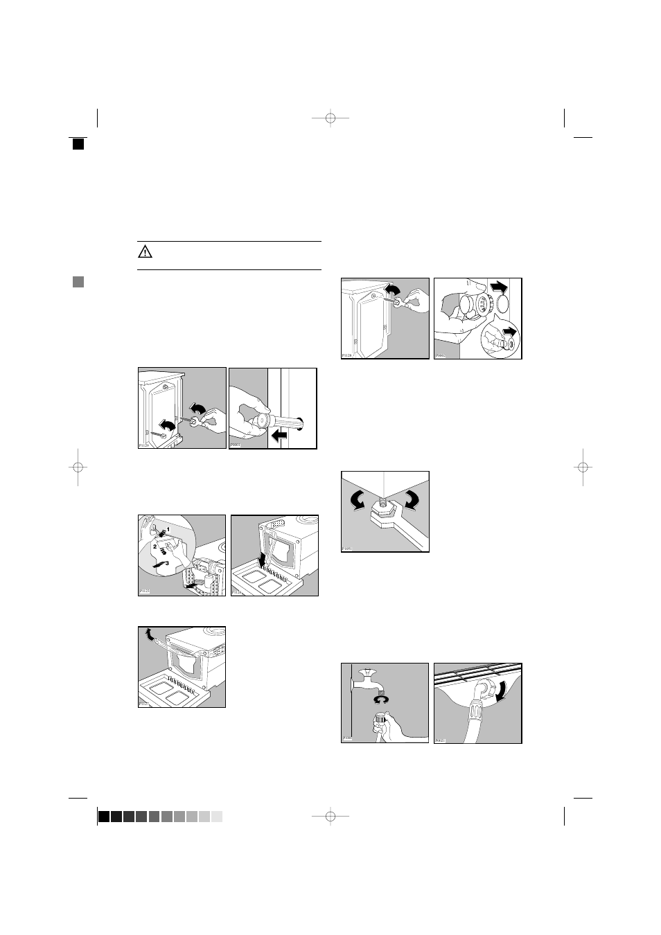 Installation, Unpacking, Positioning | Water inlet | Electrolux EW 1280F User Manual | Page 5 / 26