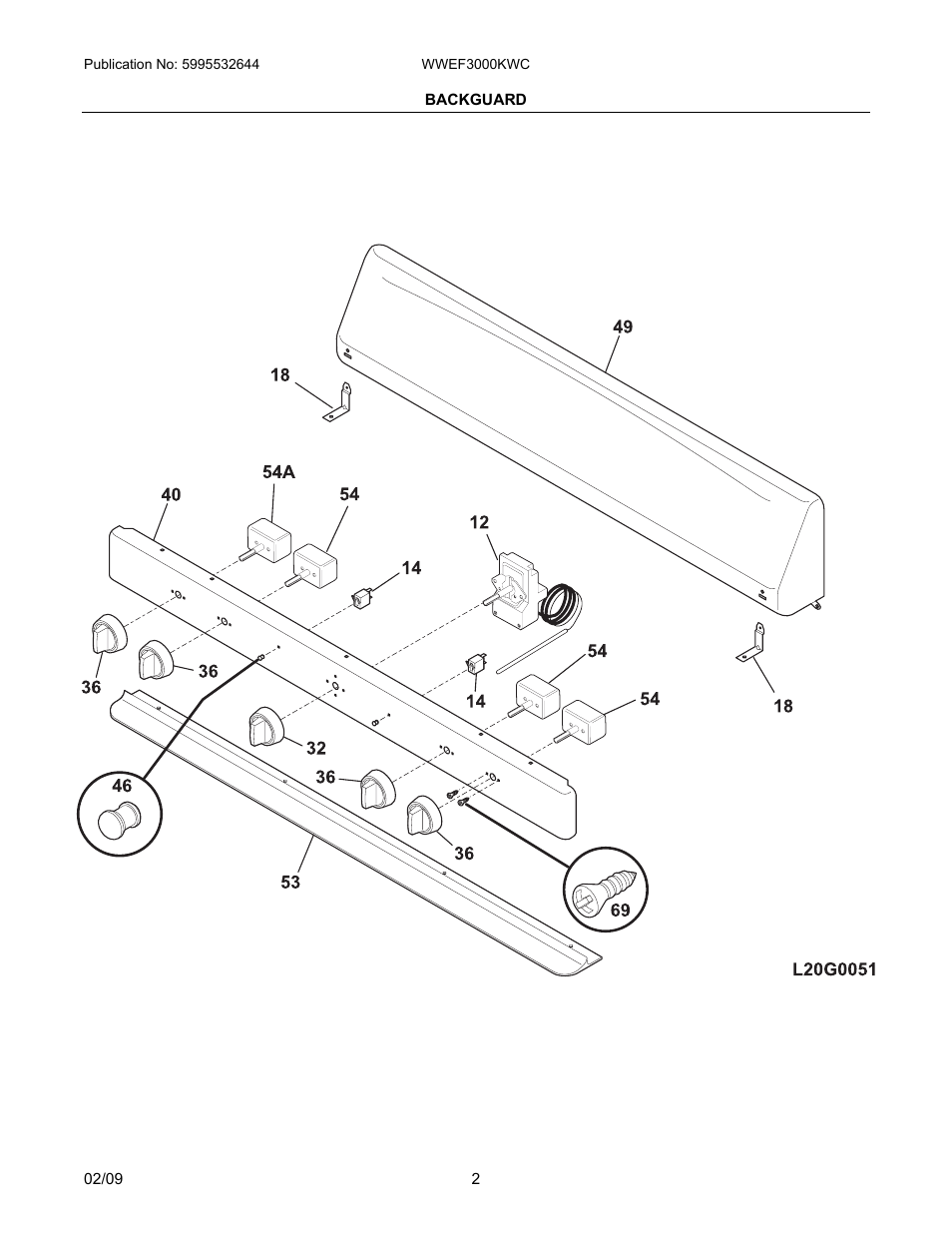 Electrolux WHITE-WESTINGHOUSE WWEF3000K User Manual | Page 2 / 9