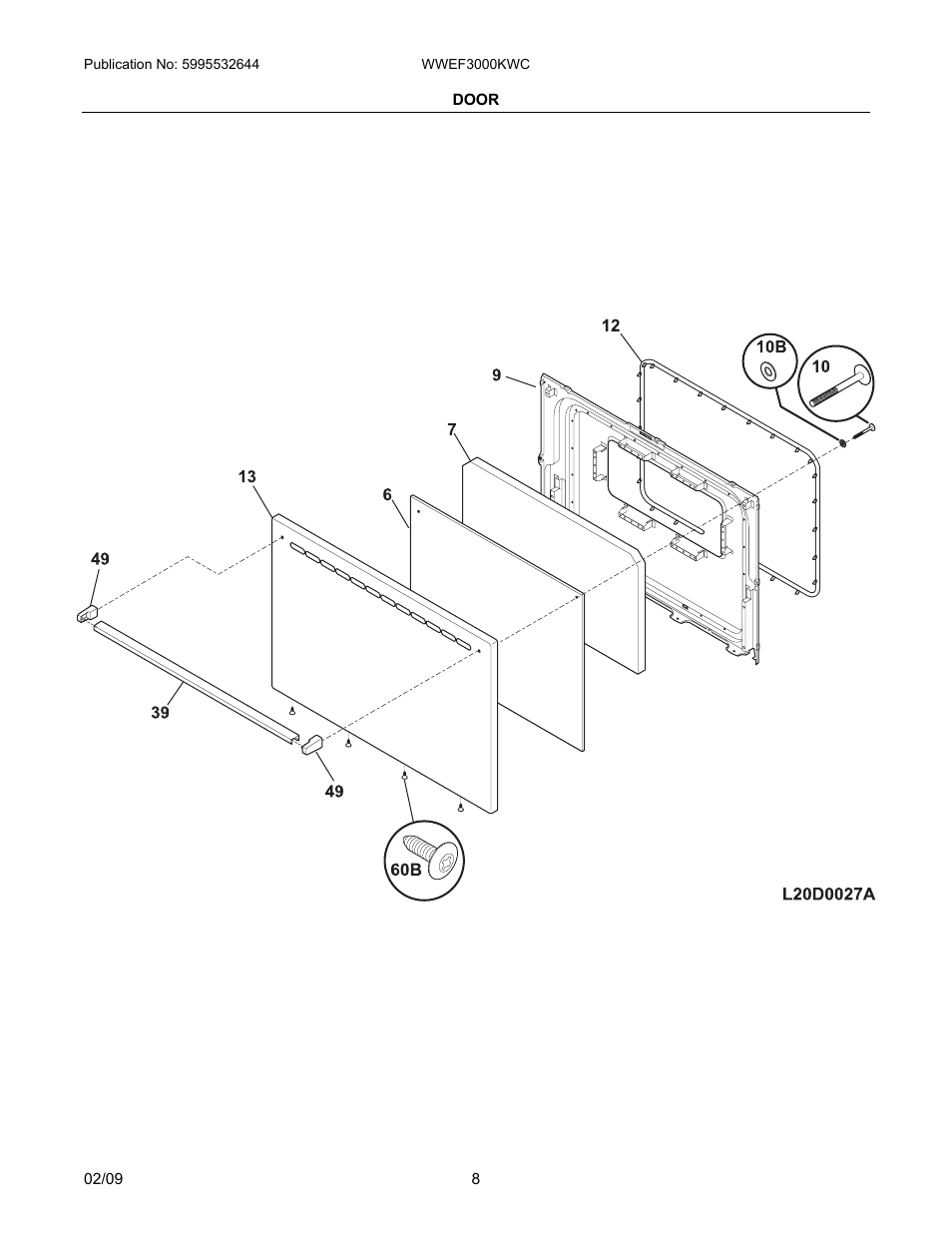 Electrolux WHITE-WESTINGHOUSE WWEF3000K User Manual | Page 8 / 9