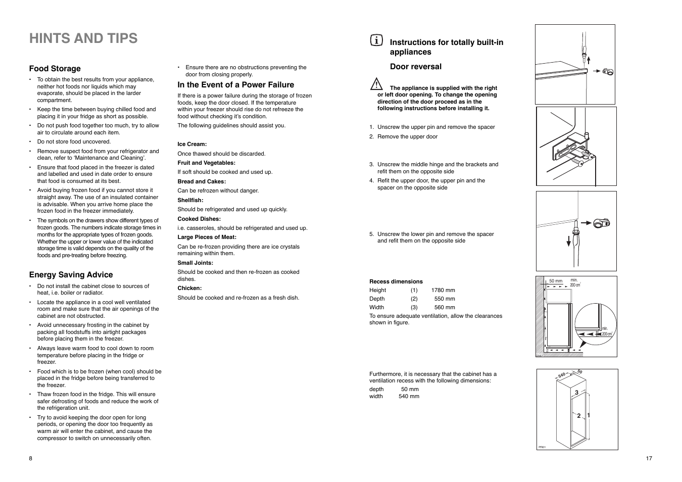 Hints and tips | Electrolux ER 8133 I User Manual | Page 17 / 24