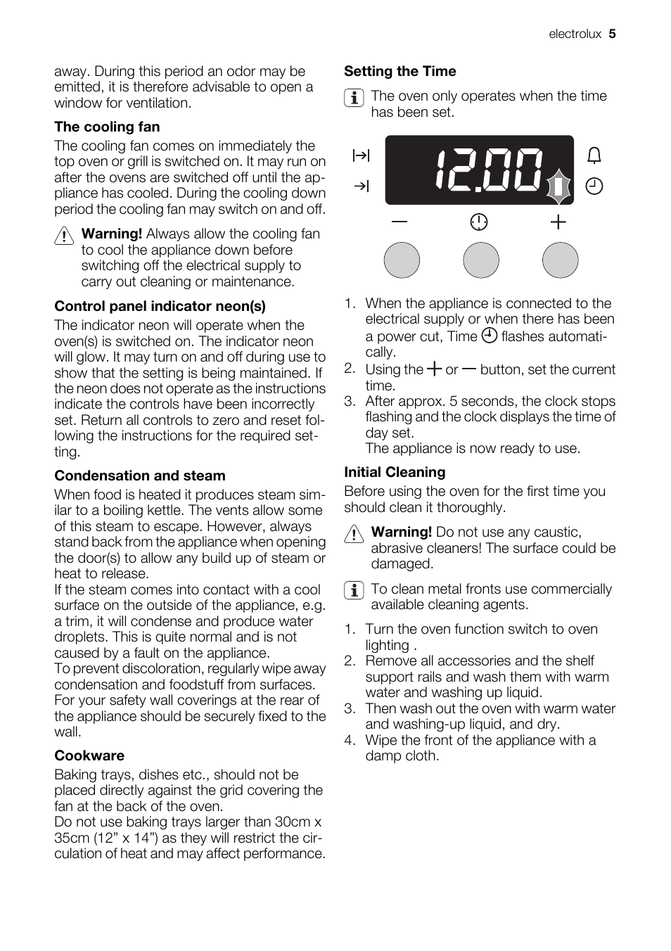 Electrolux EOD43103 User Manual | Page 5 / 32