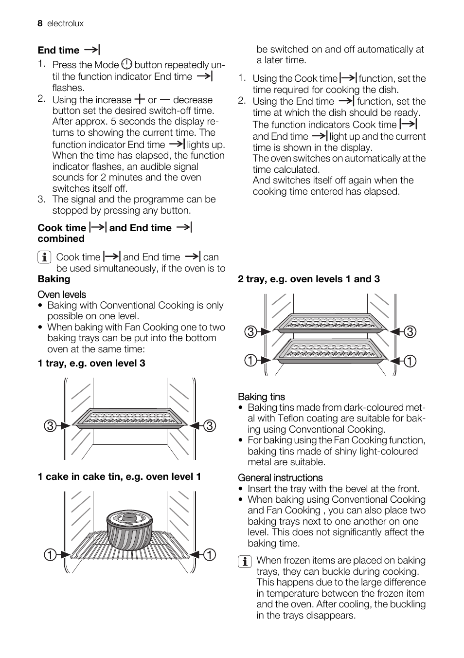 Electrolux EOD43103 User Manual | Page 8 / 32