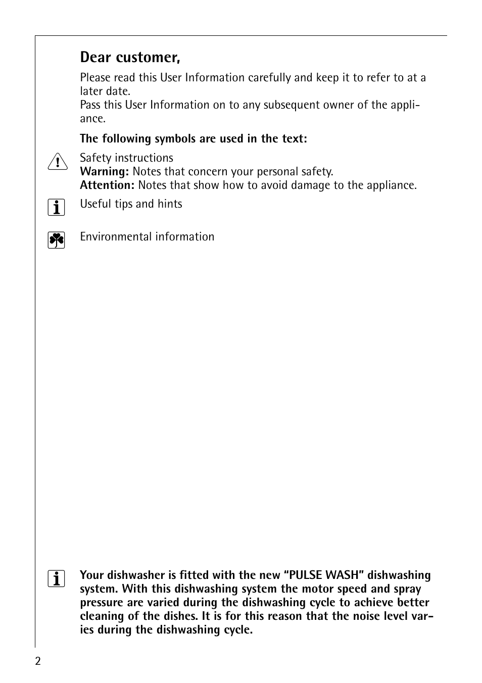 Electrolux 65070 Vi User Manual | Page 2 / 40